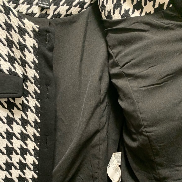 NWOT Houndstooth Blazer Large - Picture 4 of 9
